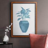 Red Barrel Studio Watercolor House Plant V Premium Framed Canvas - Ready To Hang