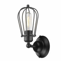 NEW INDUSTRIAL RETRO SCONCE WIRE CAGE WALL LIGHT 419WL