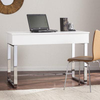 Orren Ellis Classic White Adjustable Height Desk