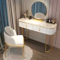 My Lux Decor Nordic Ins Dressing Cabinet Chair With Mirror Makeup Table Vanity Dressing Table Bedroom Furniture Modern L