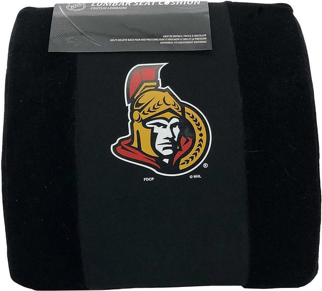 Fremont Die NHL Ottawa Senators Lumbar Support Cushion, One Size, Black in Hockey in Ottawa / Gatineau Area