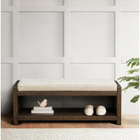GZMWON Accent Bench With Lower Shelf
