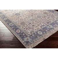 Charlton Home Skegness Hand-Knotted Camel/Medium Gray Area Rug