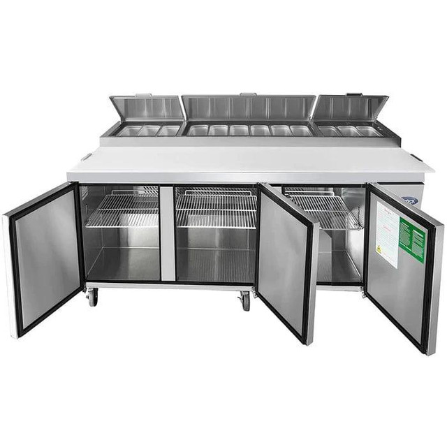 Atosa Triple Door 93 Refrigerated Pizza Prep Table in Other Business & Industrial - Image 3