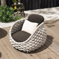 Bayou Breeze 33.46"Modern Patio Chair with Cushions