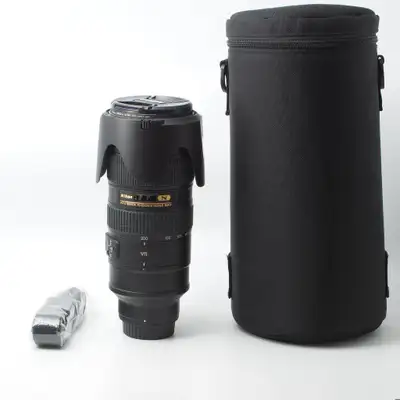 Nikon AF-S 70-200mm f2.8G II ED VR in excellent condition. Comes with the case, hood, and caps Price...