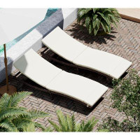 Ivy Bronx Giavona Outdoor Wicker Chaise Lounge