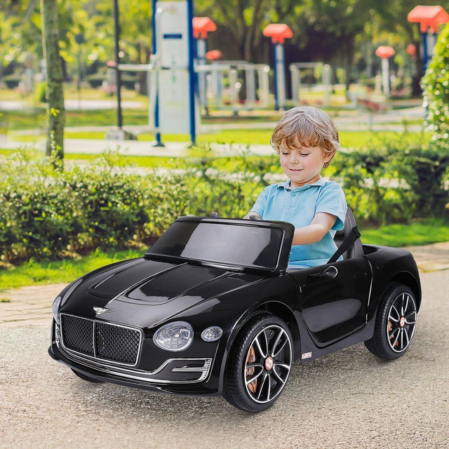 12V RIDE ON CAR LICENSED BENTLEY BATTERY POWERED ELECTRIC VEHICLES W/ PARENT REMOTE CONTROL, 2 SPEED in Toys & Games