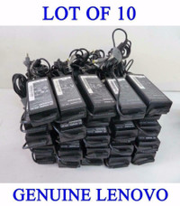 Lot of 10 x Genuine Original Lenovo 20V 4.5A 90W Adapters Chargers (2007-2013 models)