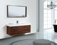 Wall or Floor Mount Modern Bathroom Vanity - 5 Finishes & 8 Sizes ( 16 - 59 Sizes available )