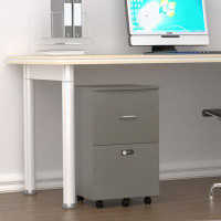 Inbox Zero File cabinet with two drawers with lock,Hanging File Folders A4 or Letter Size