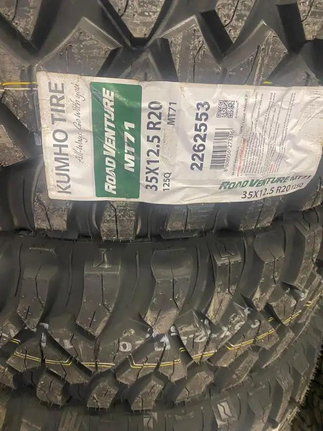 FOUR NEW 33X12.50R20 LT KUMHO MT71 MUD TERRAIN TIRES !!! in Tires & Rims in Toronto (GTA)