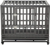 NEW 3 FT &amp; 4 FT METAL HEAVY DUTY DOG CAGE KENNEL