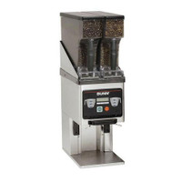 Bunn Funnel Coffee Grinder with Two Containers, LCD Screen, 3 Pre-Set Batch Size Settings