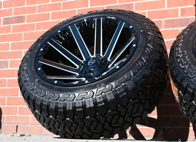 $4200 (5Pcs) Fuel Contra 22x12 35x12.5R22 Tire Sensors Rim Jeep Wrangler Rubicon Rim jeep wrangler sahara 1414 in Tires & Rims in Toronto (GTA) - Image 3