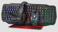 Xtrike Me 4-in-1 Gaming Starter Kit - Mouse - Keyboard - Headset - Mousepad Combo Set