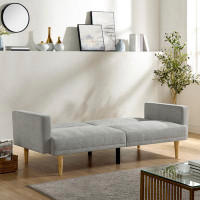 Wrought Studio Multi-Functional Futon Sofa Bed Ideal for Small Living Rooms Easily Converts to Single Bed