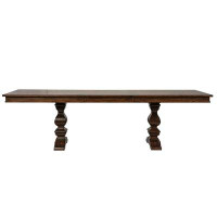 Canora Grey Rishvi Extendable Rubberwood Solid Wood Dining Table