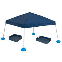 Sunjoy Sunjoy Floating Pool Canopy With hand carry bag and Wicker floating pool tray
