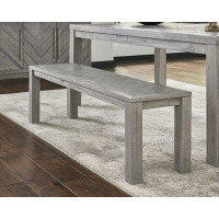 Union Rustic Issaic Solid Wood Bench
