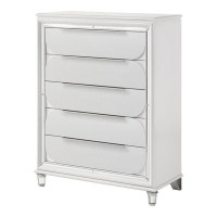 ACME Furniture Tarian 5-Drawer Chest In Pearl White