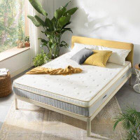 Mellow LAGOM Hybrid Mattress, Certipur-US And OEKO-TEX Certified, Green Tea Infused Memory Foam And Pocket Springs