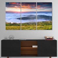 East Urban Home Discarded Wooden Bridge At Sunset - Multipanel Pier Seascape Metal Wall Art
