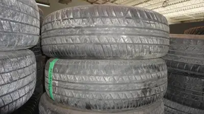 225 65 17 2 Motomaster Used A/S Tires With 65% Tread Left