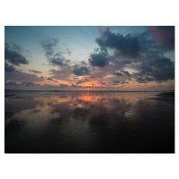 Made in Canada - Design Art Matapalo in Costa Rica Beach Sunset - Wrapped Canvas Photograph Print