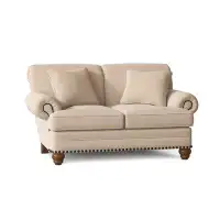 Canora Grey Ballester 65" Rolled Arm Loveseat with Reversible Cushions