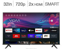 Télévision LED 32'' POUCE 32A4KV 720p VIDAA Smart TV WI-FI Hisense - ON EXPÉDIE PARTOUT AU QUÉBEC ! - BESTCOST.CA