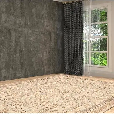 Soft colours traditional designs and quality texture come together in our rug. The all-over floral d...