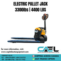 Wholesale Bargain: New Electric Pallet Jacks – Lift up to 3300 lbs / 4400 lbs. Dont Miss Out!