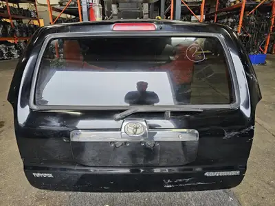 2003, 2004, 2005, 2006, 2007, 2008, 2009 Toyota 4runner Trunk / Tailgate / NO RUST / Black Color without spoiler