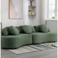 GZMWON 103.98'' Velvet Sofa