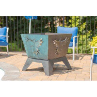 Ember Haus 30'' H x 28'' W Steel Wood Burning Outdoor Fire Pit