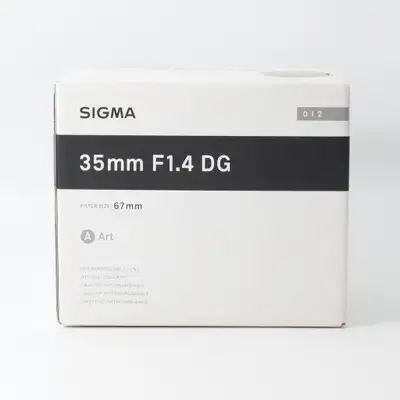 Sigma 35mm f1.4 DG for Nikon f mount (ID: 1957 DP)