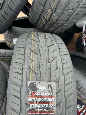 275/40R22 NEW SET ALL SEASON TIRES ARIVO 275/40/R22 TIRE 275 40 22 Kitchener Area Preview