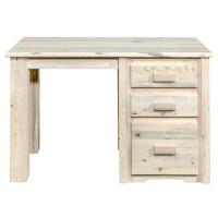 Loon Peak Abella Solid Wood Credenza Desk