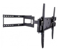TECHly Full Motion TV Wall Mount - 23-55in - 50kg - Tilt 0 to -12 degrees - Swivel 180 degrees - VESA 400x400mm
