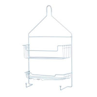 Rebrilliant Nabijan Small 2-Tier Rust-Resistant Metal Hanging Shower Caddy