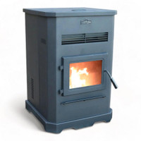 CLEVELAND IRON WORKS PS130W-CIW LARGE PELLET STOVE - 130 LBS HOPPER + SUBSIDIZED SHIPPING + 1 YEAR WARRANTY