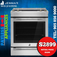 Jenn-Air JES1450ML 30 Electric Range With Air Fry &amp; Self Clean Stainless Steel Color