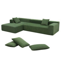 Latitude Run® Modular Sectional Living Room Sofa Set, Modern Minimalist Style Couch, Upholstered Sleeper Sofa