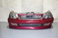 JDM Honda Prelude Front Bumper With Optional Lip & Fog Lights Signal Lights Headlights BB6 BB8 JDM 1997-2001 Front End N