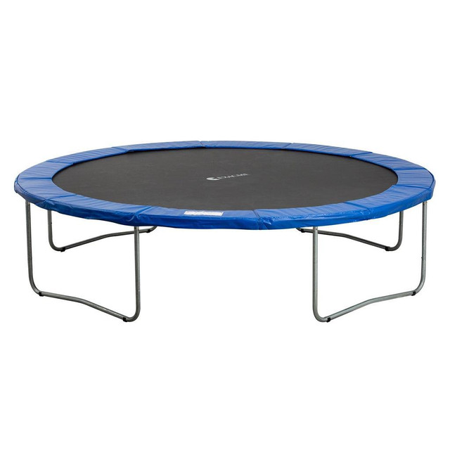 12FT TRAMPOLINE PAD 144 SPRING SAFETY REPLACEMENT GYM BOUNCE JUMP COVER EPE FOAM (BLUE) in Exercise Equipment