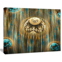 Design Art Brown World of Infinite Universe Graphic Art Print on Wrapped Canvas