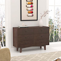 Latitude Run® Dresser Cabinet Bar Cabinet Storge Cabinet  Lockers  Real Wood Spray Paint Retro Round Handle
