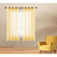Ebern Designs Curtains For Living Room Sheer Window Curtain Panels