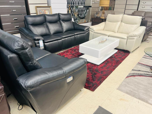 Leather Recliner Set Sale !! Huge Furniture Sale !! in Chairs & Recliners in City of Toronto - Image 4